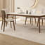 Ensemble de chaises de table en bois de frêne élégant-105549292
