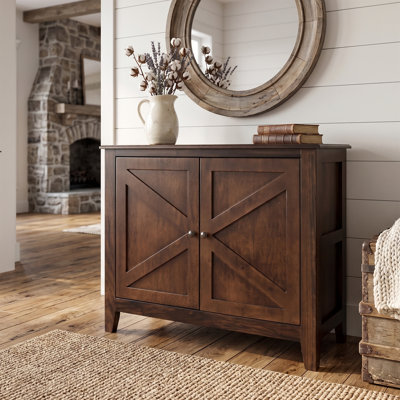 Meadowbrook Barn Door Accent Cabinet