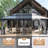  20 Ft. W X 12 Ft. D Double Roof Gazebo With String Lights