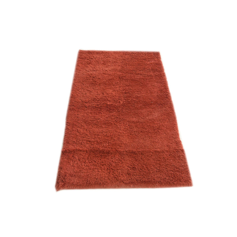 Tapis rouge rouille 4 pi 4 pi Pinson