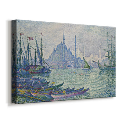 Constantinople (Yeni-Djami)-Paul Signac-Gallery Wrapped Canvas-1909