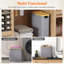 Rangement pour papier hygiénique, panier à papier hygiénique en bambou avec couvercle et poignée, support de papier hygiénique autoportant, accessoires de rangement pour armoire de salle de bain-1076350923-1076350926
