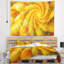 Tapisserie florale jaune-28496836