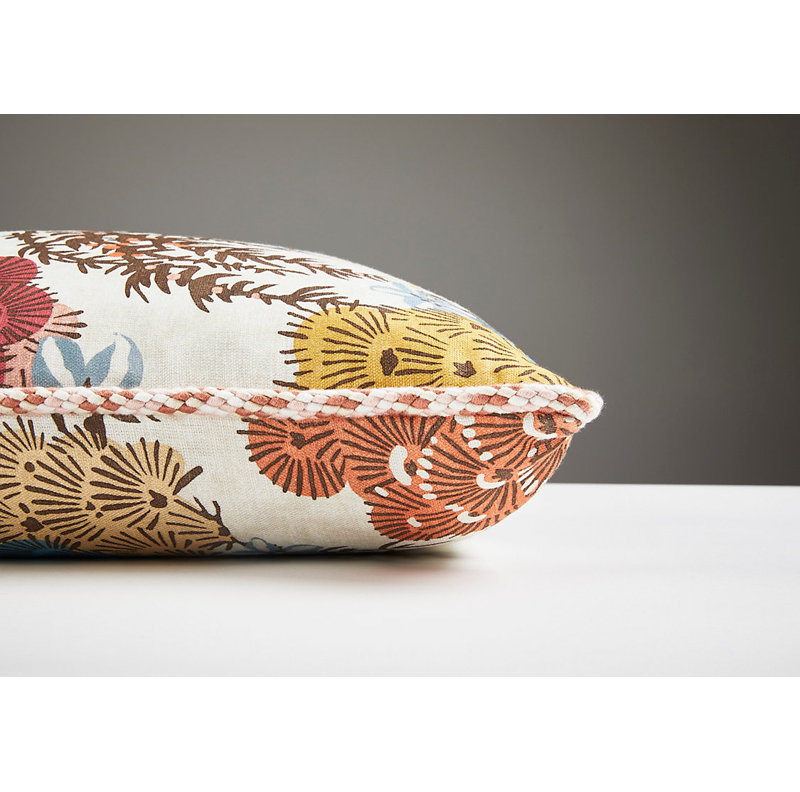 Pacifica Linen Square Pillow Cover & Insert, Sunrise