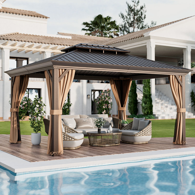 Aluminum Patio Gazebo, 16' x 12'