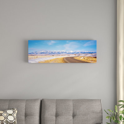 " Road Passing Through A Landscape, Crazy Mountains, Montana, USA " by Panoramic Images
