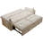 2-in-1 Multi-Functional Sofa Bed (for Sitting & Sleeping), made of modern corduroy fabric, suitable for living rooms, bedrooms, apartments and small space-1869114108-1864345430