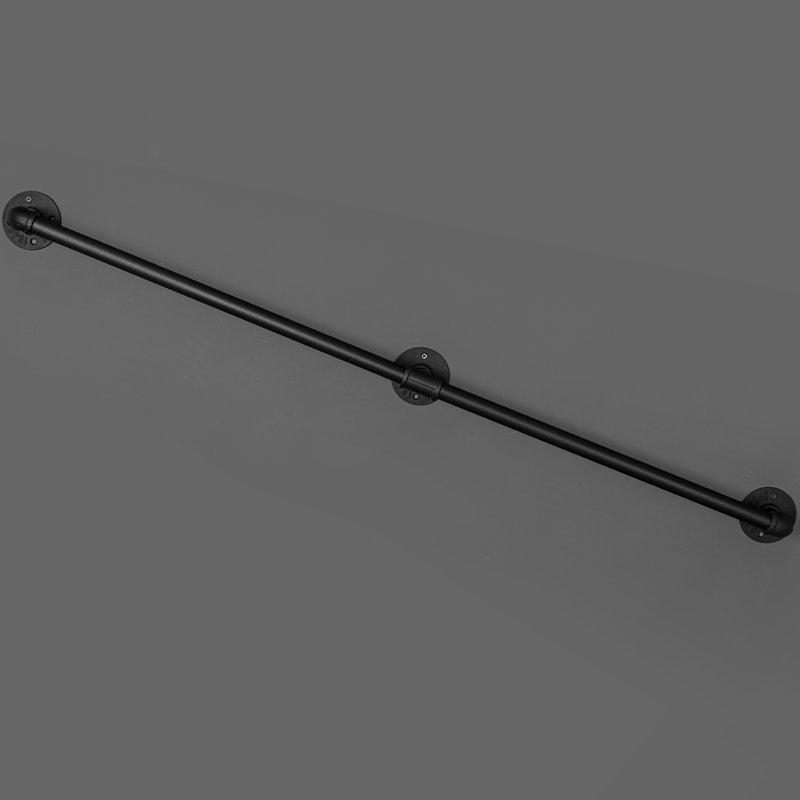 Rampe d'escalier industrielle Loft, H 96 po x l 3,3 po x P 1 po