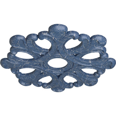 Médaillon de plafond Endurathane Lunel, DE 20 1/4 po x P 1 1/2 po (convient aux auvents jusqu'à 3 3/4 po), apprêté en usine