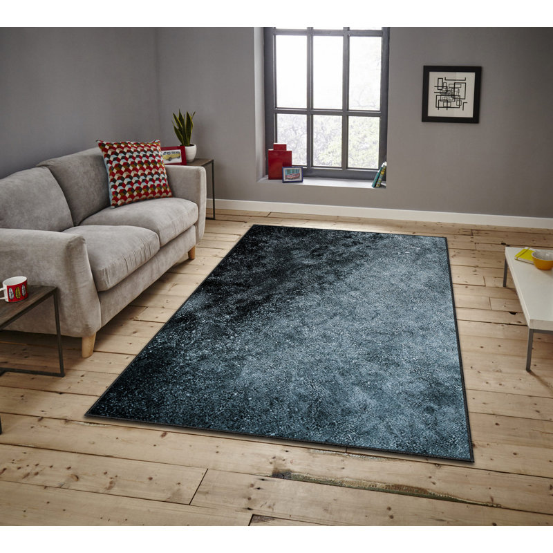 Luxurious Non-Slip Area Rug, 4.0 x 5.9 Feet, 100% Polyester, 740g/m² | Velvet Fabric with Digital Print | Easy-Clean Laminated Sponge Underside, Machine Washable | Perfect for Living Room, Bedroom & Home Decor