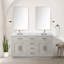 Meuble-lavabo double en chêne 60 po X P 22 po D-1339546704-1339546707