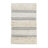 Woven Texture Stripe Bath Rug Grey 22X58"