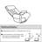 Comfortable Gaming Chair With Adjustable And Rotatable Base Deck Seat Ergonomic Design Stable Rotation