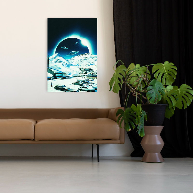 Paysage d'hiver, H 48 po x l 32 po