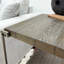 3 tables basses en graphite vieilli, base en métal de bois franc durable, décoration de salon polyvalente