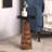 Mid-Century Farmhouse Cottagecore Handmade Wooden Accent End Table-1618155322-1618155317
