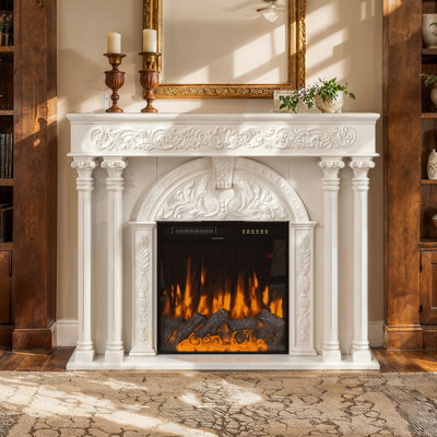 55'' W Electric Fireplace