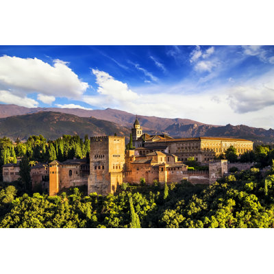 " Arabic Fortress Of Alhambra "