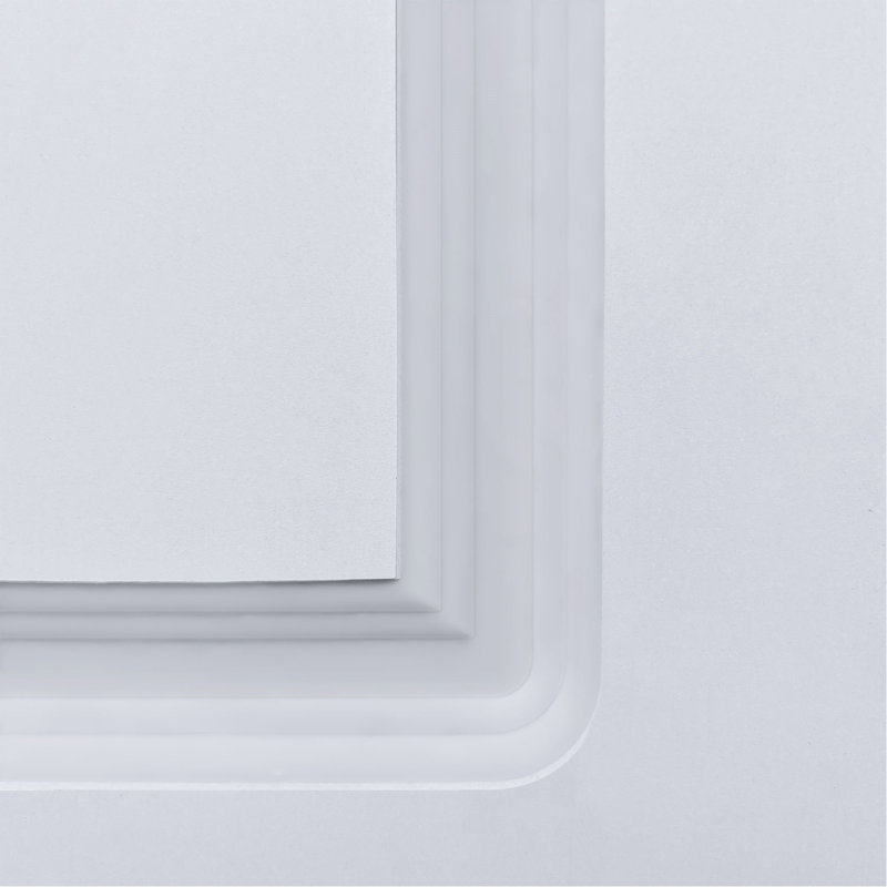 Double porte à 2 panneaux de style chalet de 3/4 po d'épaisseur 30 po X 80 po Porte de grange coulissante en MDF blanc avec trousse de quincaillerie