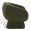 Fauteuil demi-tonneau en polyester 30,7 po Genata-731110787