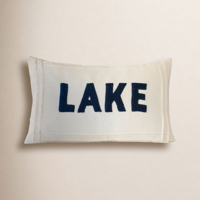 Gaisa 24" x 16" Linen Throw Pillow