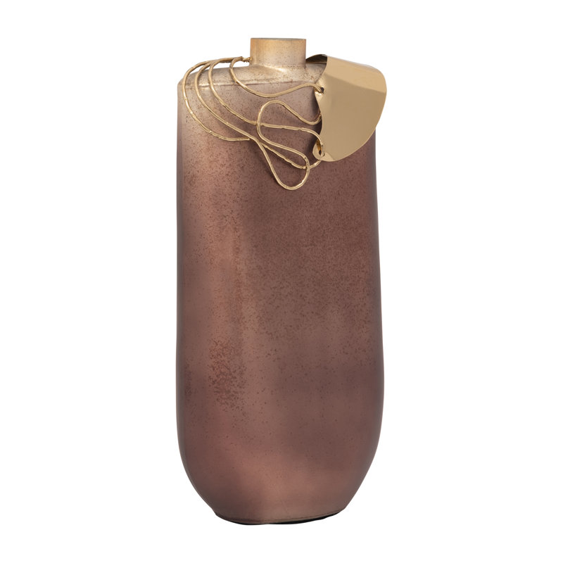 Vase en verre Crainville Modern Glam