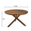 Bloomburg Teak Round Solid Wood Dining Table