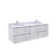 Base de meuble-lavabo mural flottant double 58 po Fresca Formosa - Base et lavabo non inclus