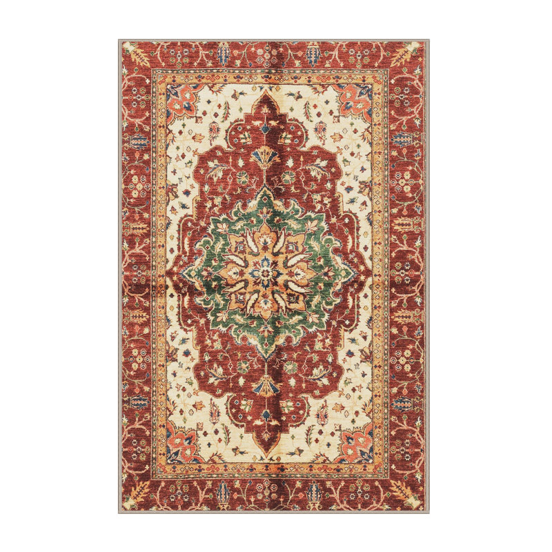 Tapis multicolore abstrait Adalida, Rectangle 5 pi x 7 pi