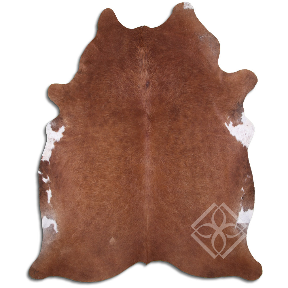 Loon Peak Natural Hair Handmade Cowhide Brown Area Rug - Wayfair Canada