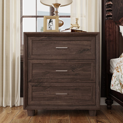 3-Drawer Nightstand With Noble Design by Red Barrel Studio