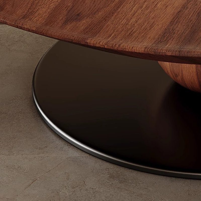 Italian style wooden tea table, 13.7" H x 31.5" L x 31.5" W