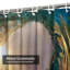 Magnifique rideau de douche avec 12 crochets-1804929620