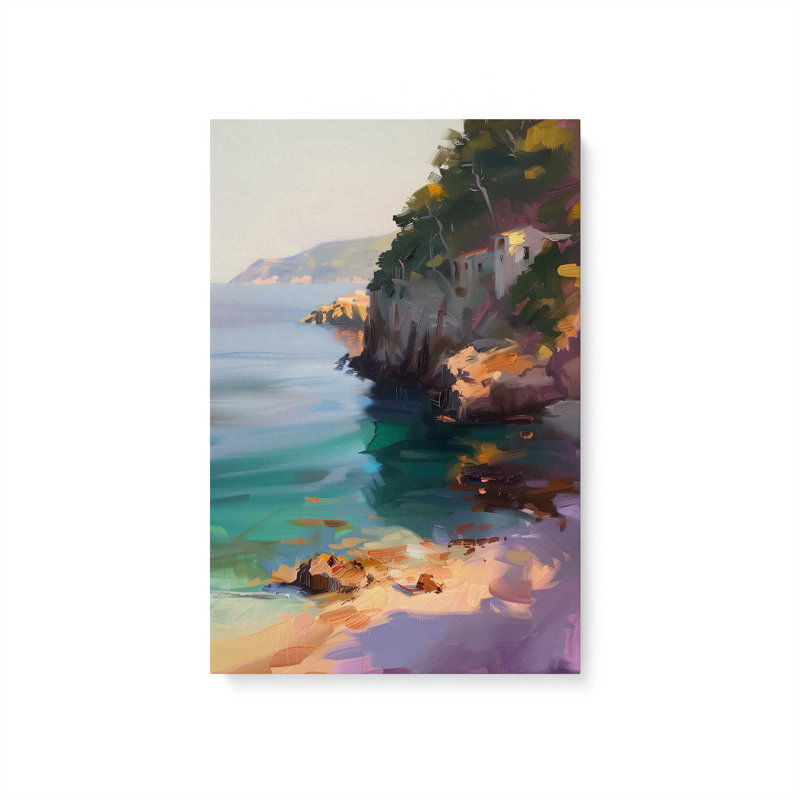 Amalfi Coastal Retreat, Ne s’applique pas, H 18 po x l 12 po, Toile tendue
