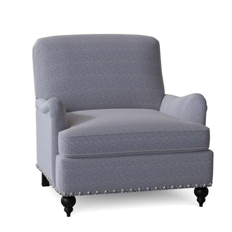Fauteuil à coussin bas 36 po Parkdale, Bleu marine Bailey Ld