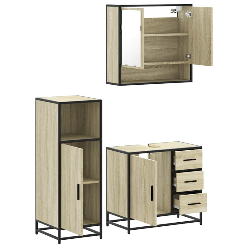 Bathroom Furniture Suite, Sonoma Oak