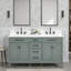 Madison 60'' W Double Bathroom Vanity Base-1341057130