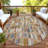 Machine Washable Indoor/Outdoor Kesler ACN2377 Stripes Rug-1705612709