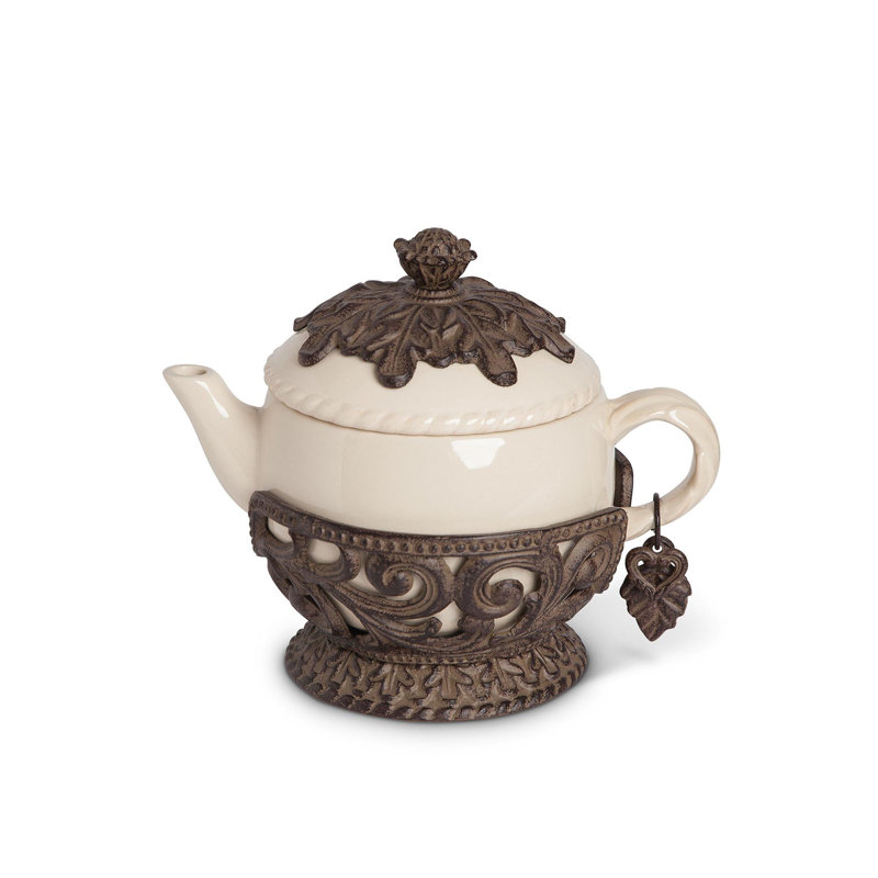 GG Collection Acanthus Stoneware Teapot