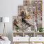 «The River over the Girl Abstract», peinture-35120516-35120521