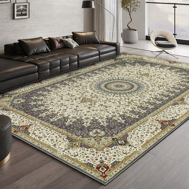 Vintage Oriental Area Rug – Living Room Large Rug for Cozy and Stylish Space, Rectangle 120 x 170 cm