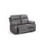 Faux Leather Reclining Sofa-722051197