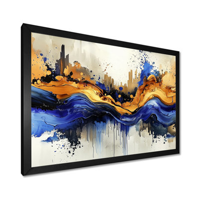 Impressions sur toile Golden Aqua