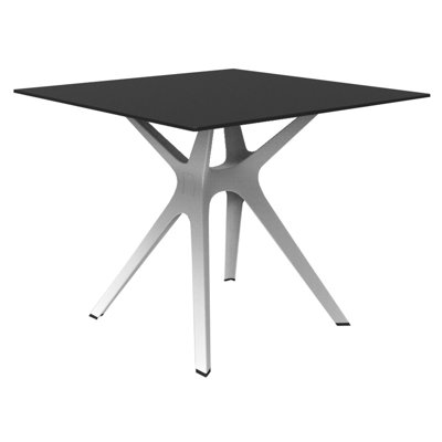 Vela S Square Outdoor Dining Table , 35.43'' in. W 35.43'' in. D