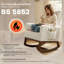 Polyester, Flannel, Foam Rocking Chair