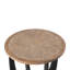  Table de bout rustique rustique, tablette de rangement pour le salon, noir-845021842