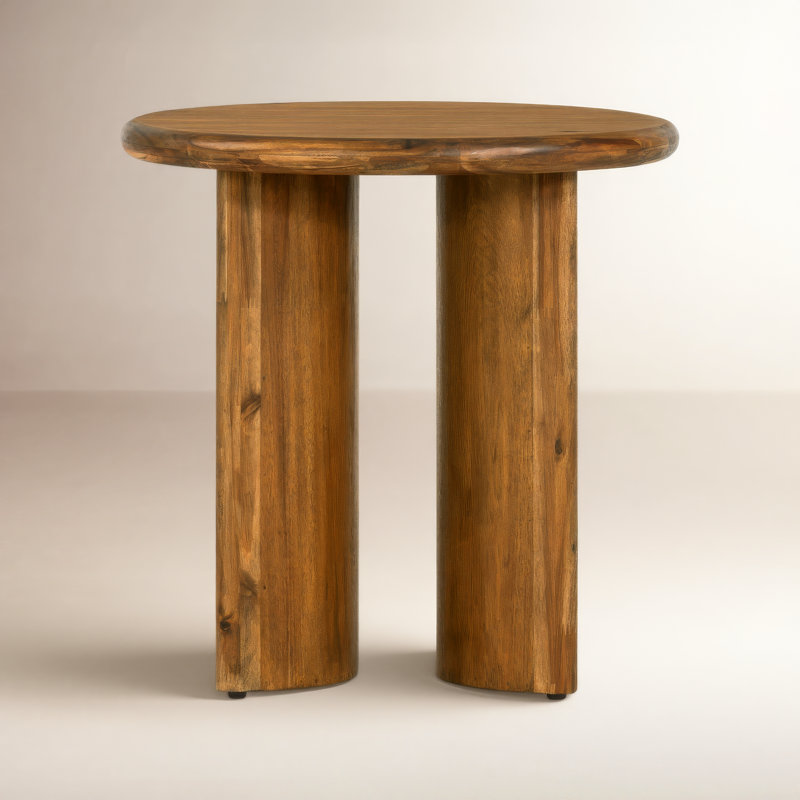 Paden End Table - Sandy Acacia, Seasoned Brown Acacia