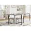 Ensemble de 2 chaises de salle à manger modernes, coussins et dossier rembourrés en lin avec supports en fer minimalistes-1868970842