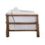 Structure et base en bois, fauteuil