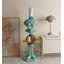 Grande figurine de sol de dessin animé avec plateau de service, statue décorative en résine, table d'appoint originale pour salon et entrée